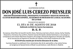 José Luis Cerezo Preysler